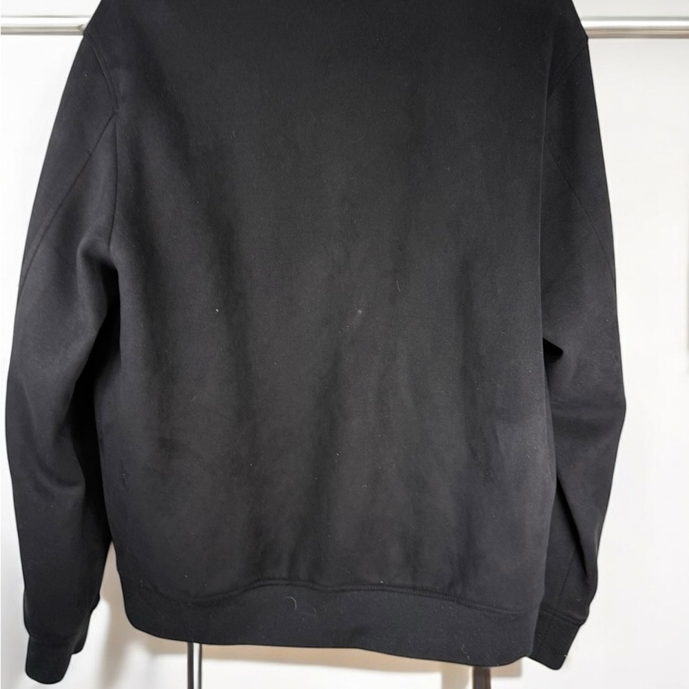 Marconi Jacket Black coat mens Large Black zip Jacket Size L Zip Up - Picture 3 of 7